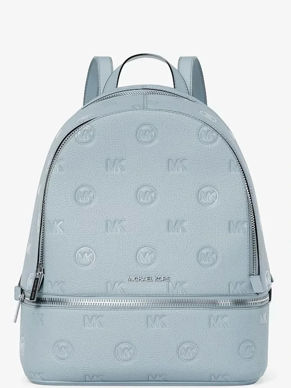 Michael Kors Pale Ocean Rhea Debossed Backpack